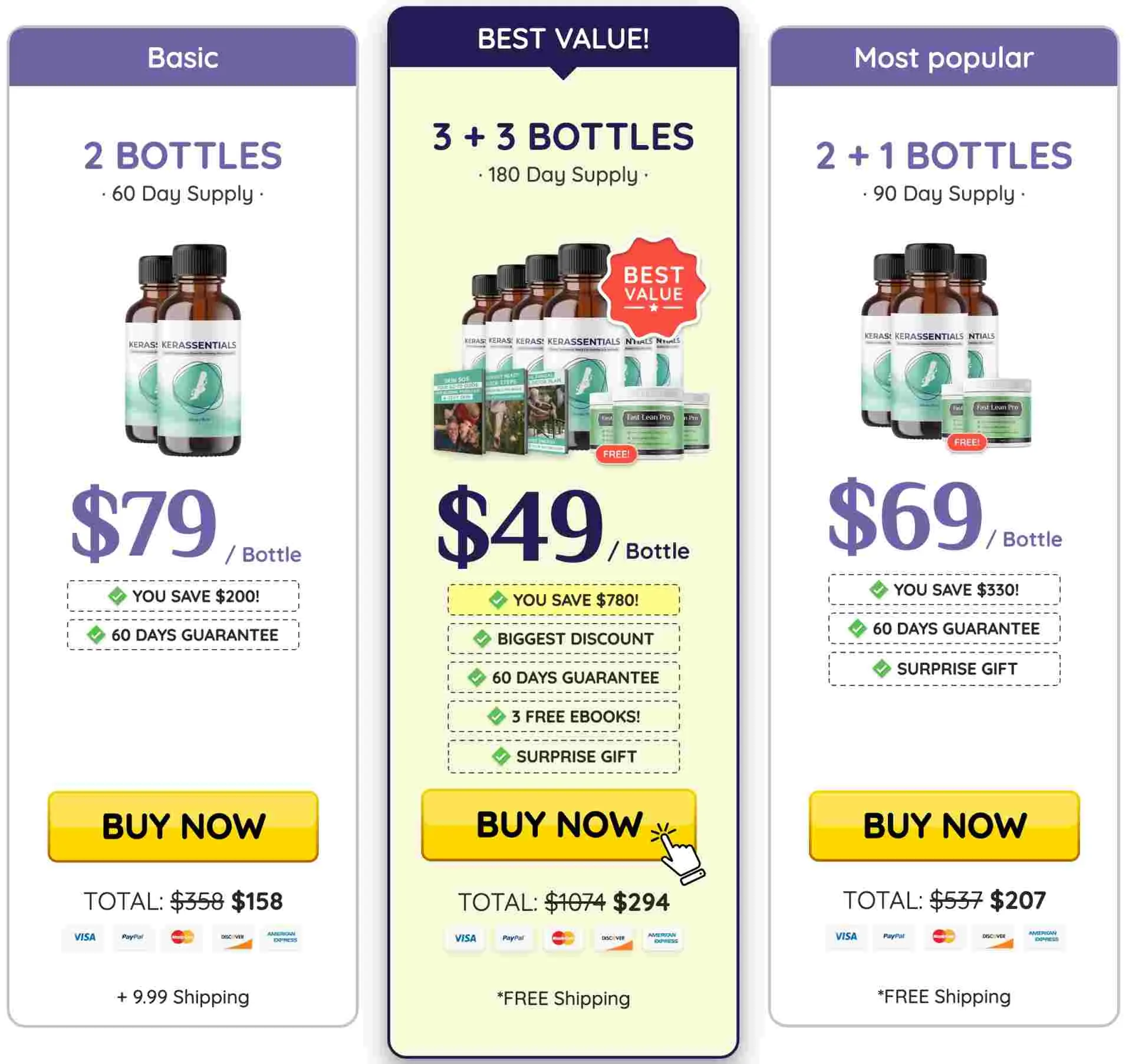 Kerassentials Secure Payment &mdash; Official Checkout USA